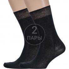 Комплект из 2 пар мужских носков  Борисоглебский трикотаж  ЧЕРНЫЕ
