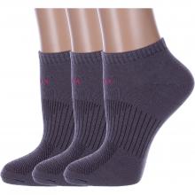 Комплект из 3 пар женских спортивных носков Альтаир СЕРЫЕ