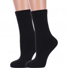Комплект из 2 пар женских теплых носков Hobby Line ЧЕРНЫЕ