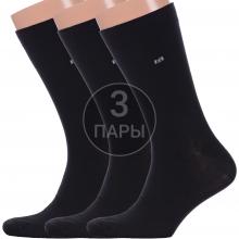 Комплект из 3 пар мужских носков  Красная ветка  ЧЕРНЫЕ