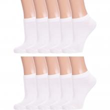 Комплект из 10 пар женских носков Hobby Line БЕЛЫЕ