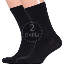 Комплект из 2 пар мужских полушерстяных носков PARA socks ЧЕРНЫЕ
