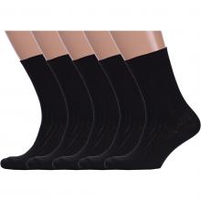 Комплект из 5 пар мужских носков Hobby Line ЧЕРНЫЕ