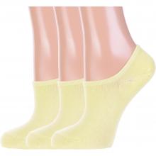 Комплект из 3 пар женских ультракоротких носков Hobby Line САЛАТОВЫЕ