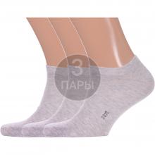 Комплект из 3 пар мужских носков  Красная ветка  СЕРЫЕ