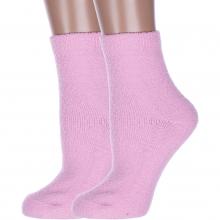 Комплект из 2 пар женских махровых носков Hobby Line СВЕТЛО-РОЗОВЫЕ