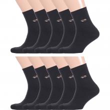 Комплект из 10 пар мужских носков VASILINA ЧЕРНЫЕ