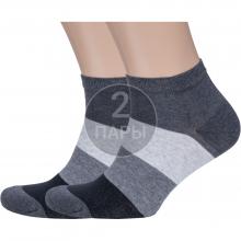 Комплект из 2 пар мужских носков RuSocks (Орудьевский трикотаж) ТЕМНО-СЕРЫЕ МЕЛАНЖ