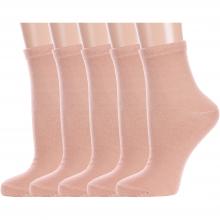 Комплект из 5 пар женских носков Hobby Line КОФЕЙНЫЕ