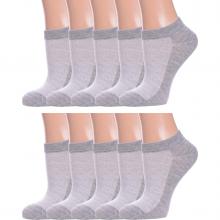 Комплект из 10 пар женских носков Hobby Line СЕРЫЕ