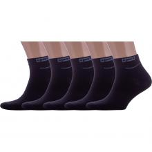 Комплект из 5 пар мужских спортивных носков «Красная ветка» ЧЕРНЫЕ