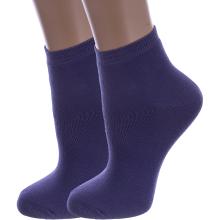 Комплект из 2 пар женских махровых носков RuSocks (Орудьевский трикотаж) ДЖИНСОВЫЕ