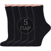 Комплект из 5 пар женских носков PARA socks ЧЕРНЫЕ