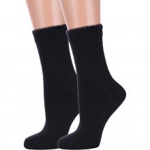 Комплект из 2 пар женских теплых носков  Пуховые  Hobby Line ЧЕРНЫЕ