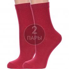 Комплект из 2 пар женских носков PARA socks БОРДОВЫЕ