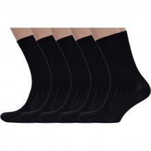 Комплект из 5 пар мужских носков  Karavan  (RUZ-TEX) ЧЕРНЫЕ