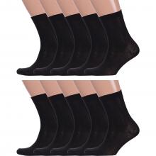 Комплект из 10 пар мужских носков Hobby Line ЧЕРНЫЕ