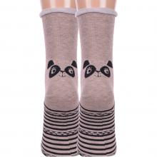 Комплект из 2 пар женских носков без резинки Hobby Line КОРИЧНЕВЫЕ