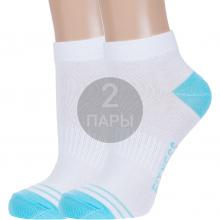 Комплект из 2 пар женских спортивных носков  Борисоглебский трикотаж  БЕЛЫЕ