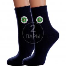 Комплект из 2 пар женских носков с ослабленной резинкой PARA socks СИНИЕ