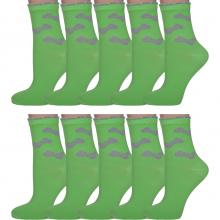 Комплект из 10 пар женских носков Palama САЛАТОВЫЕ
