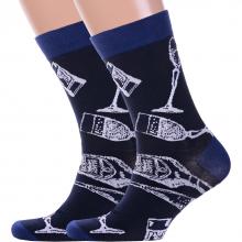 Комплект из 2 пар носков Hobby Line ТЕМНО-СИНИЕ