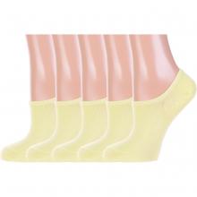 Комплект из 5 пар женских ультракоротких носков Hobby Line САЛАТОВЫЕ